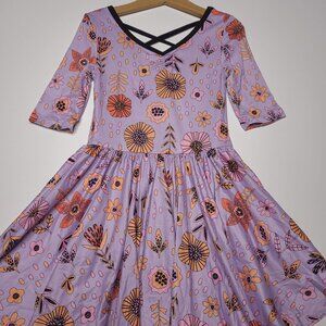 DotDotSmile Size 5/6 Ballerina Dress - NWT Purple Floral Print